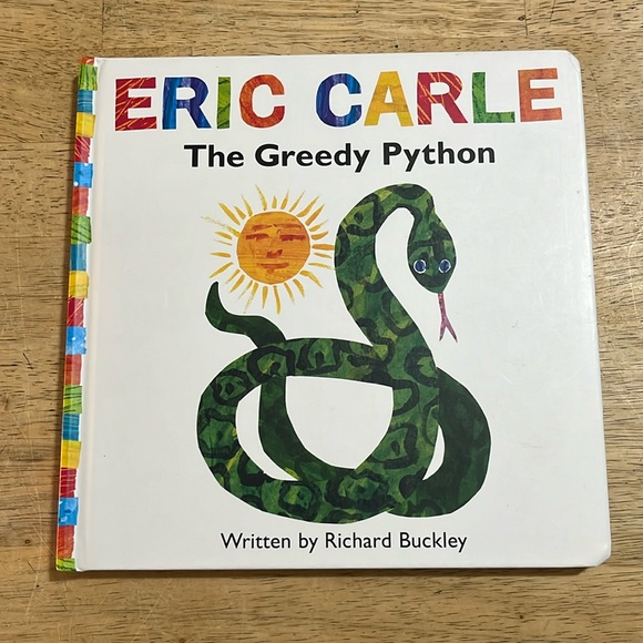 Eric Carle The Greedy Python Board Book - Picture 1 of 2